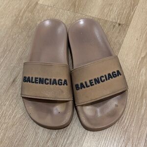 Balenciaga Tan Women's Slippers